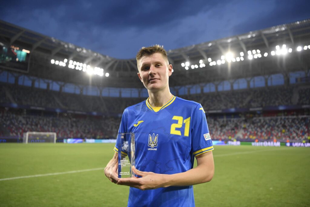 Черкасця визнали найкращим гравцем матчу Євро-2023